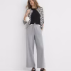 Light Gray Wide Leg Pants Zikcheltee Arviona Elastic Waist Drawstring Relaxed Fit Casual Trousers